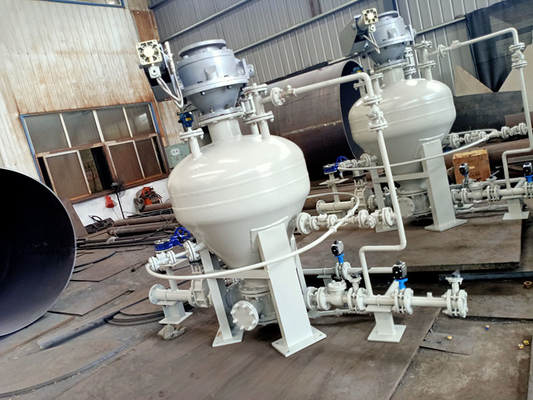 سیستم انتقال پنوماتیک فاز متراکم کنترل PLC 6 - 10 متر بر ثانیه