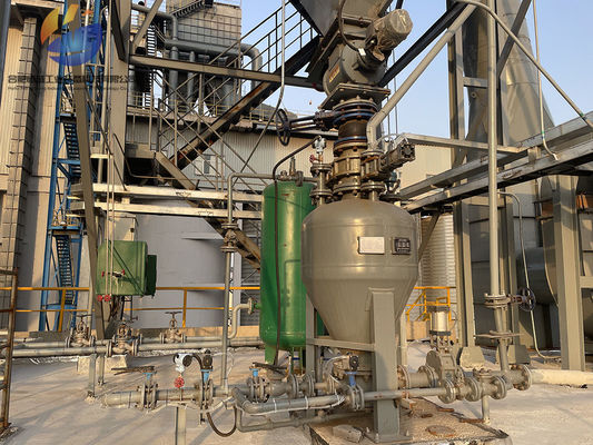 تجهیزات انتقال فاز ضخیم پمپ بن ظرفیت انتقال بزرگ برای پودر کوک خاکستری پرواز